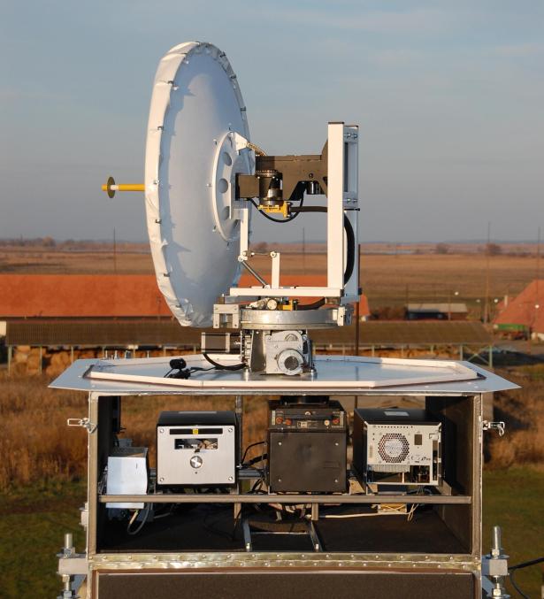 Meteorológiai radarrendszer.